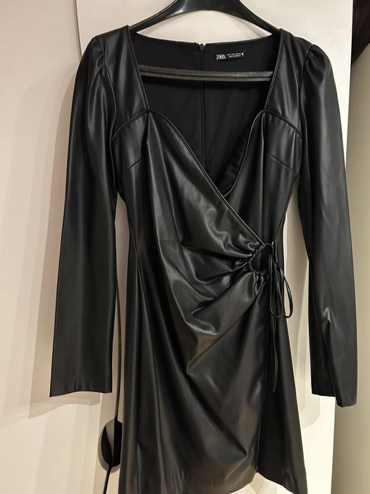 Дамска кожена рокля Зара