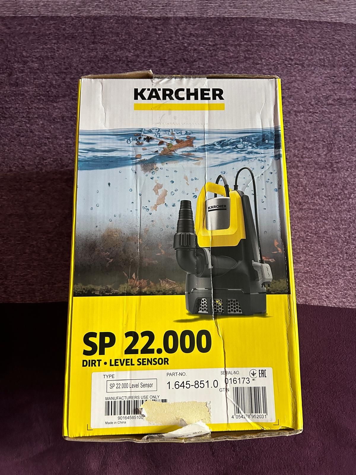 Pompa apa karcher