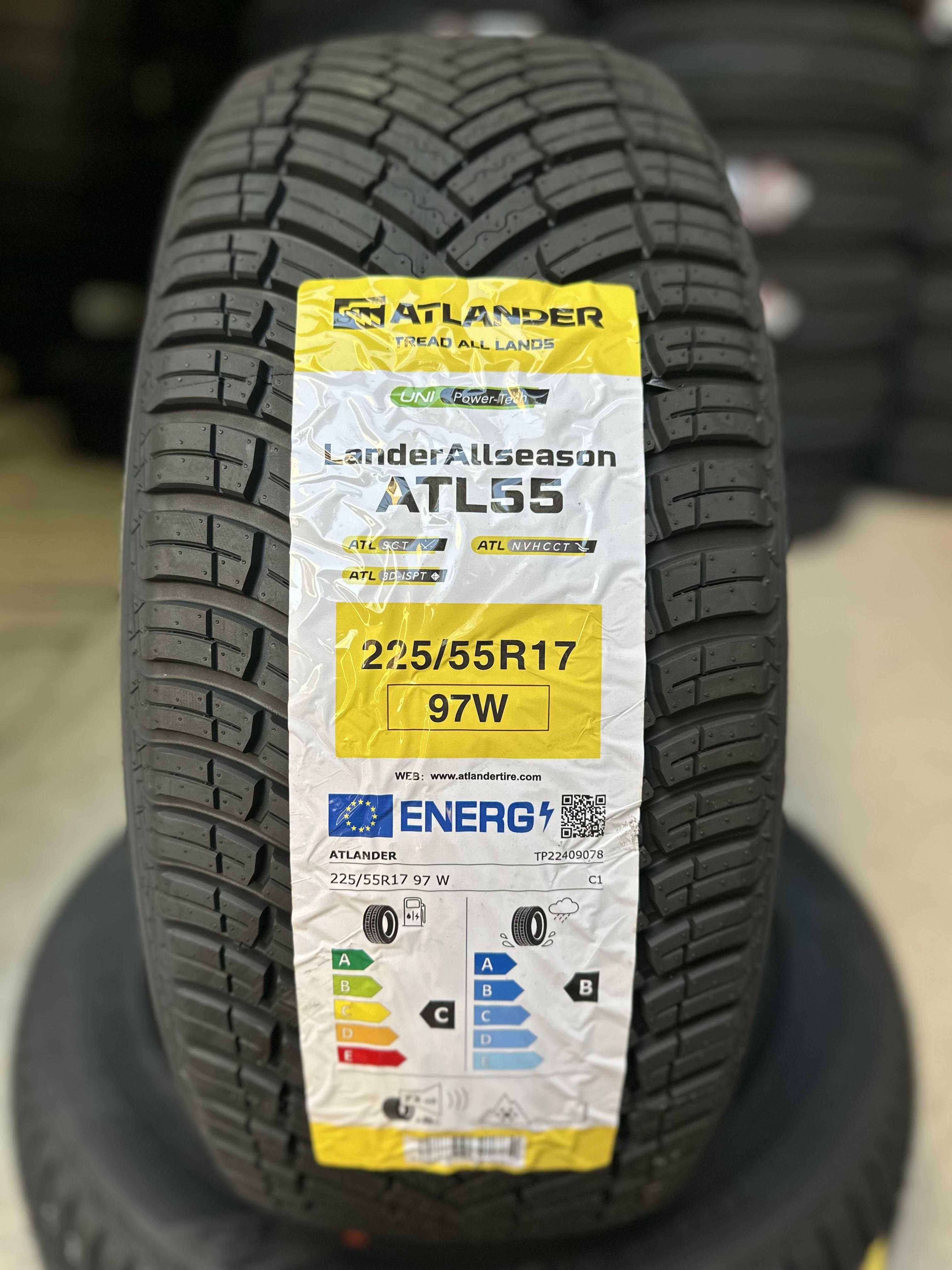 Нови всесезонни гуми ATLANDER 225/55R17 97W НОВ DOT БОРД 2255517