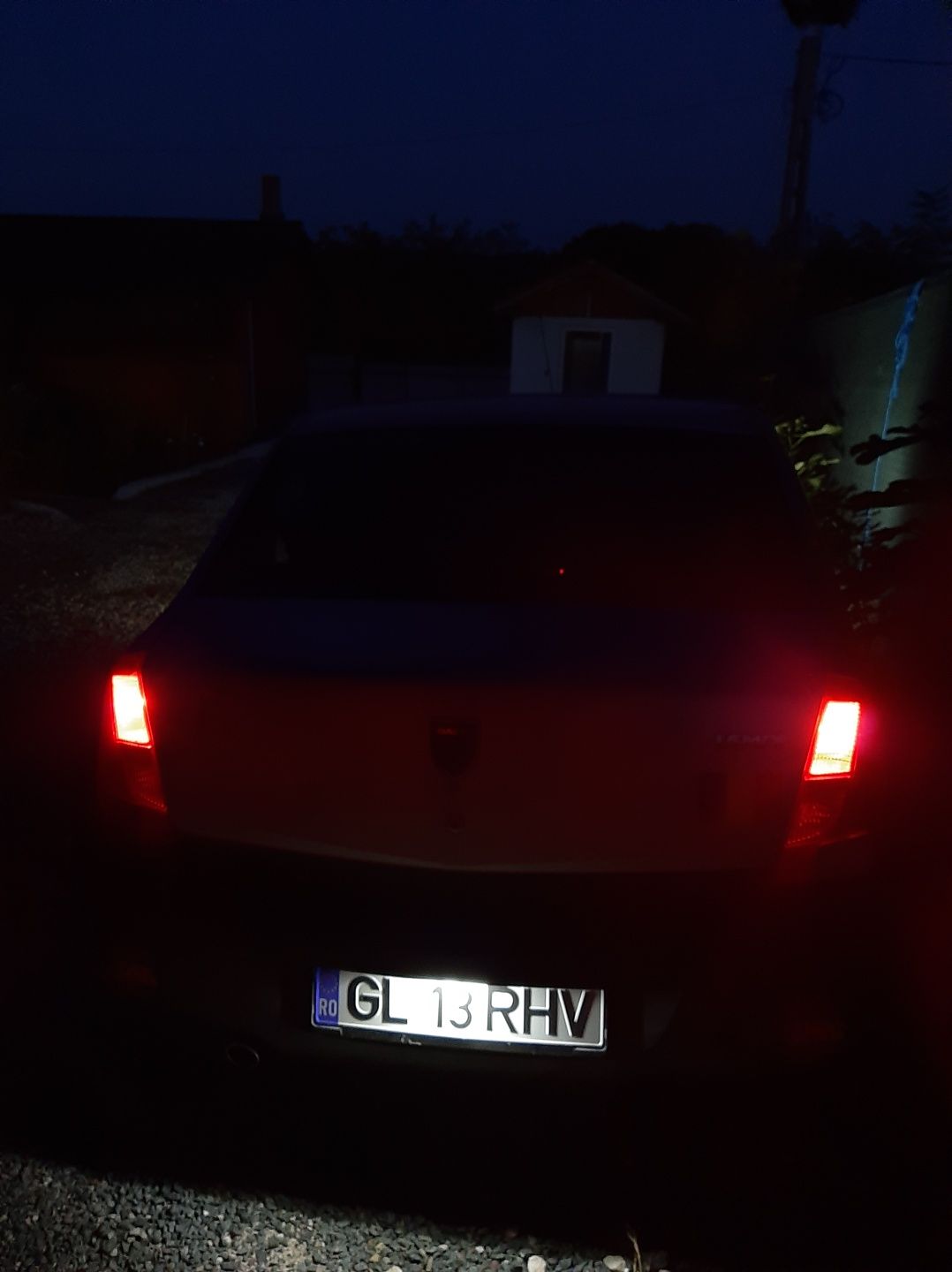 Lampa numar logan 1+Bec led transport gratuit