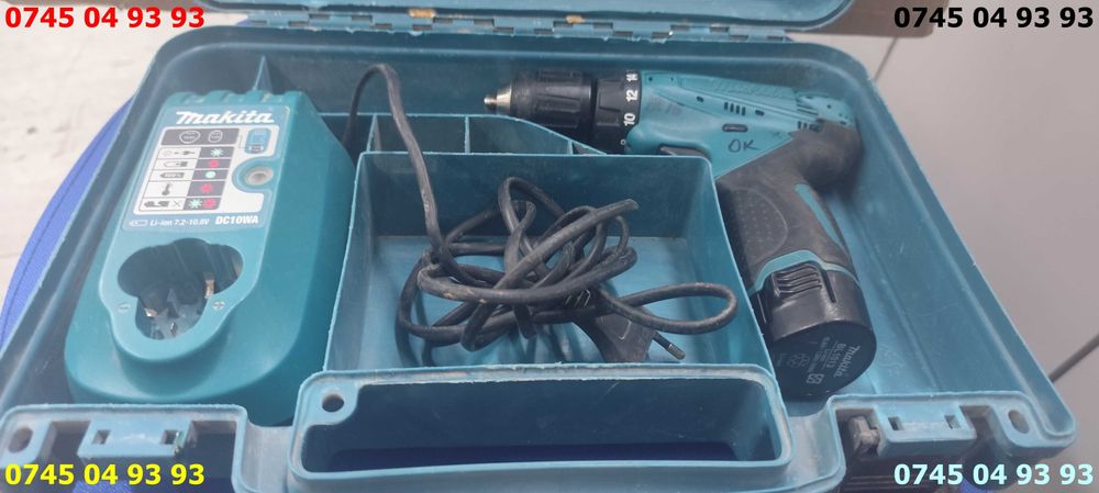filetanta bormasina Makita DF330D completa  acum. bun incarcator cutie