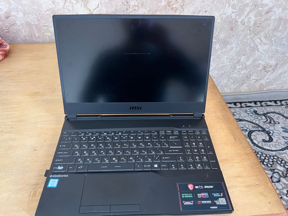 Компьютер Msi I7 -9750H, notebook MSI