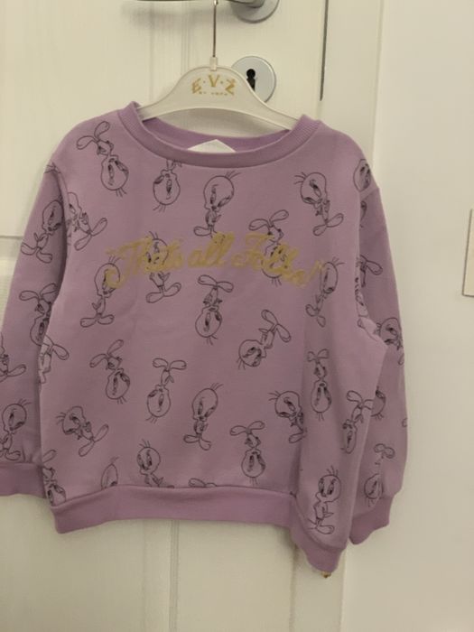 Bluza molton h&m 110-116 cm