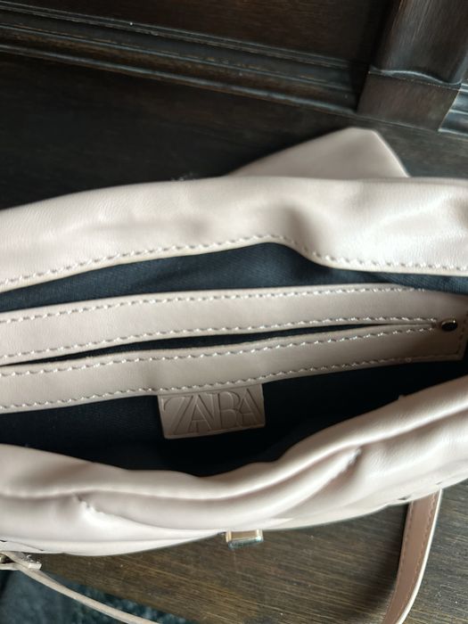 Нови  Чанти Зара черна/бежава