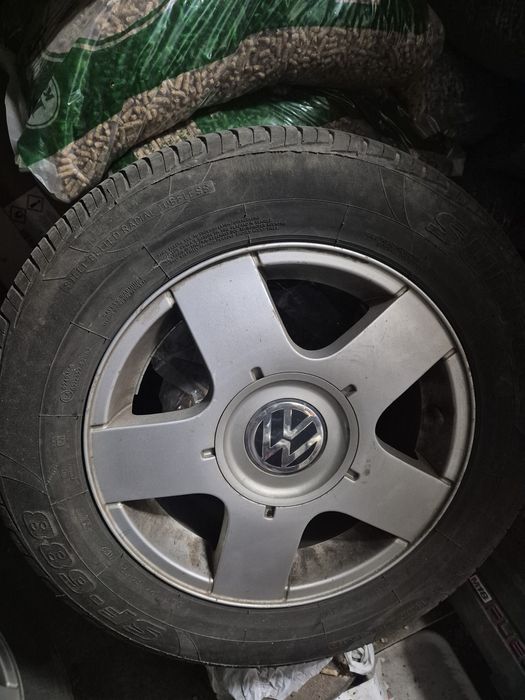 Джанти 5х100 с гуми за VW Golf 4