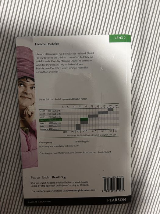 Книжка Madame Doubtfire левел A2
