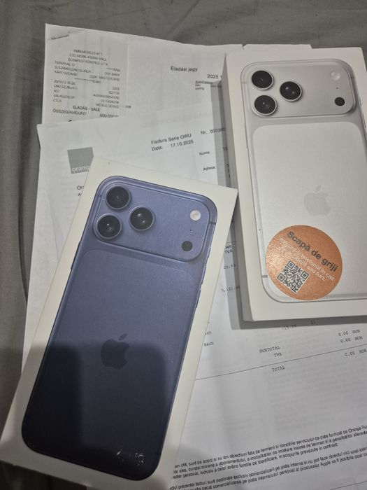 Iphone 17 Pro Max 512gb - Sigilat - Liber de retea - Acte achizitie