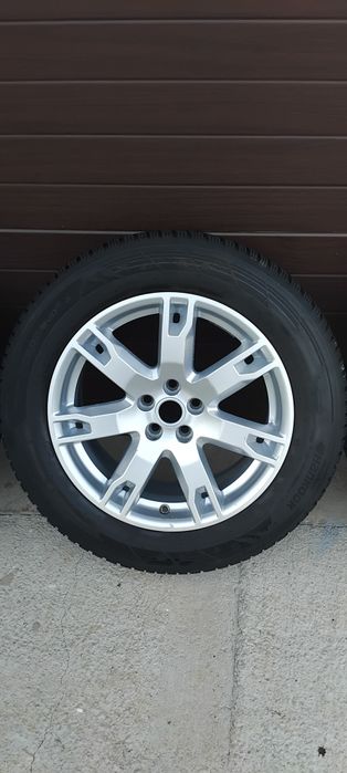 Jante aliaj originale Land Rover 5x108 R18 anvelope 235/60 Hankook noi