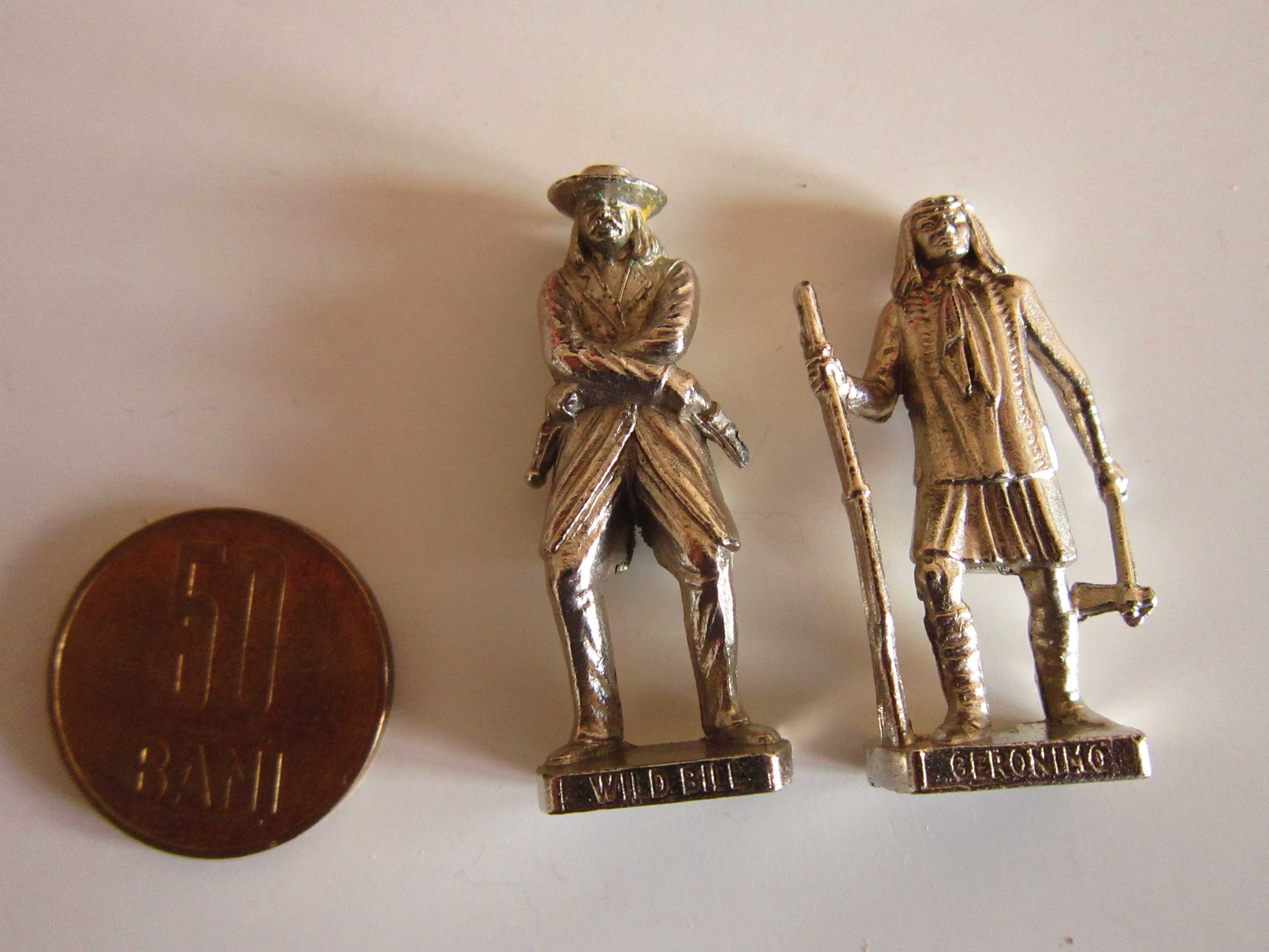 cadou rar Cowboy Bill+Indianul Geronimo miniaturi colectie 1985