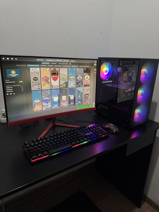 Игровой компьютер полный комплект GTX 1060 6GB/ i5-7400