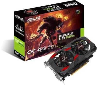 Видео картa ASUS CERBERUS GeForce GTX 1050 Ti OC, 4GB, GDDR5, 128bit