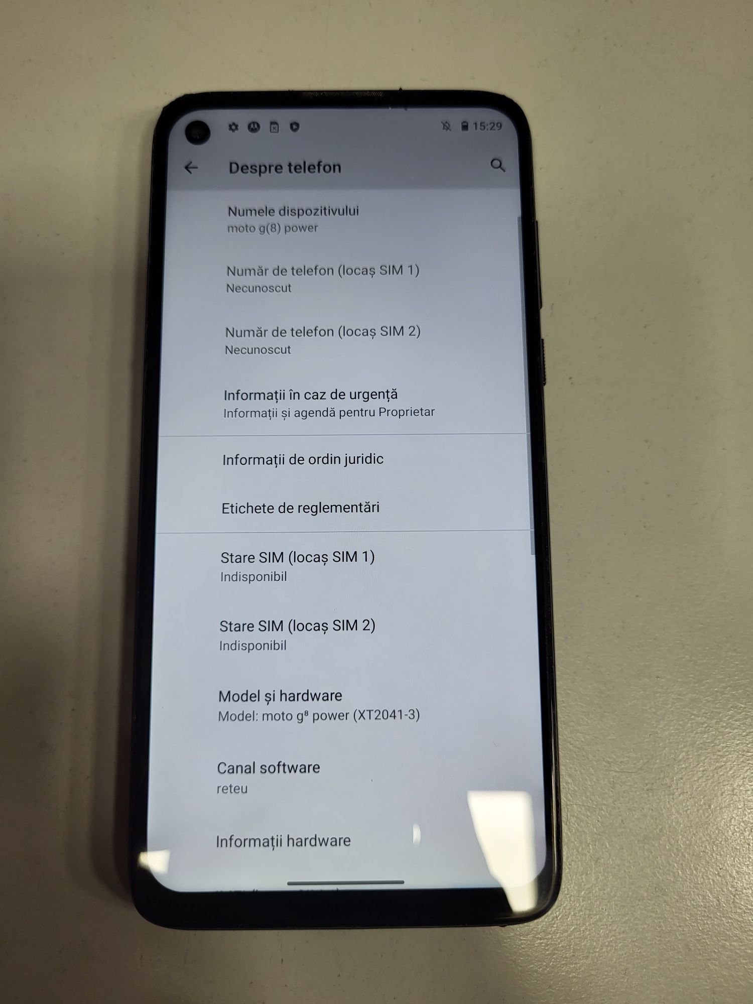 Motorola g8 power nu este ca nou