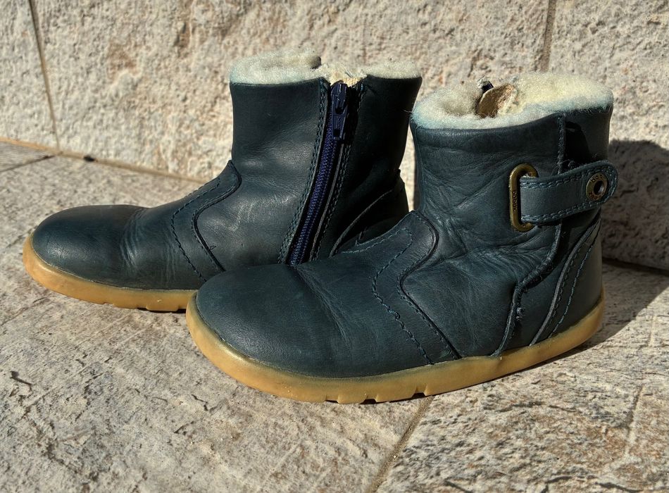 Топли зимни ботушки Bobux I-walk ест. кожа вълна за тесен нормален 23