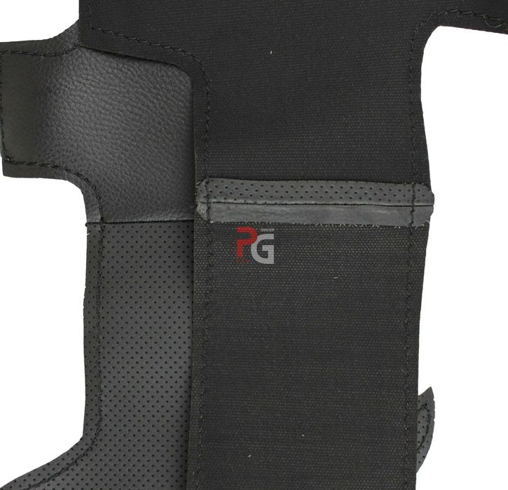 Husa volan piele negru 38 cm. Mercedes Benz  W203