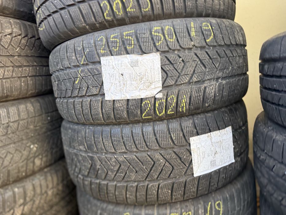 255/50/19SetPIRELLI-CONTINENTAL dot 2021-2024.anv M+S IarnăImpecabile.