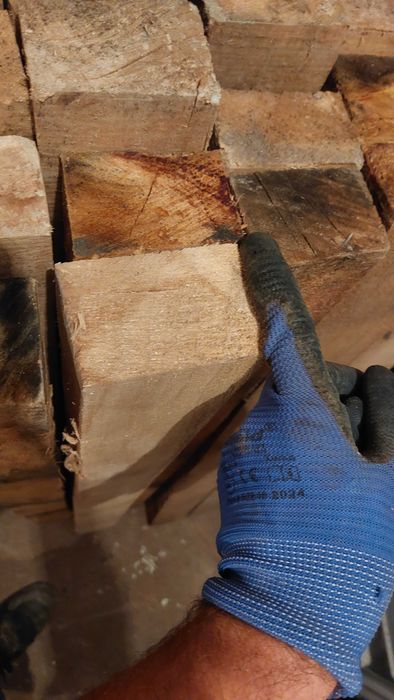 Дървени греди 5х8х120см