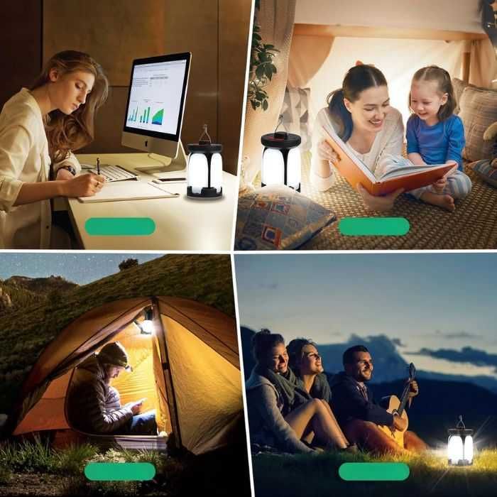 Лампа за Къмпинг, 150W, Power Bank, USB връзка