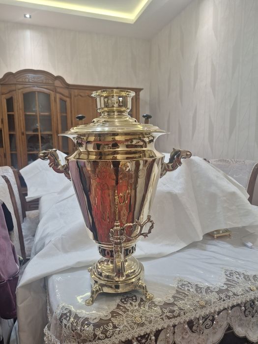 Samavar 7 litir 18 asir 10 ta P.T bor