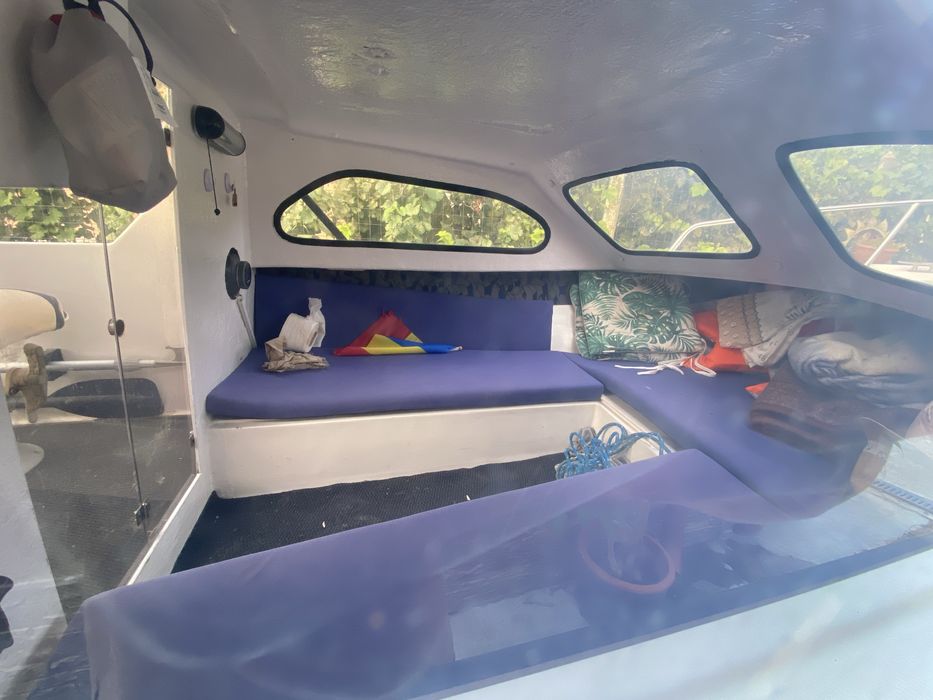 Barca cabinata 4,3m  20cp suzuki an 2015, peridoc 2018 stare perfecta