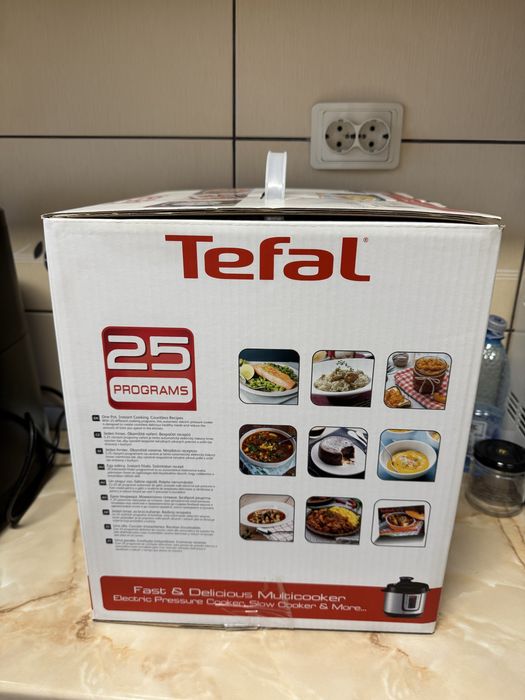 Oala TEFAL, electrica, sub presiune ONE POT 5,8L noua