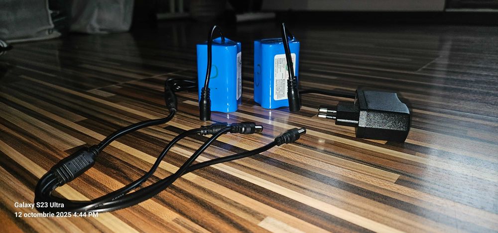 Kit 2 acumulatori + incarcator navomodel/barcuta nadit, 7,4V, 12000mAh