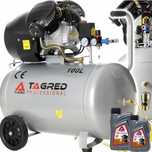 Compresor aer comprimat 100L 230V 3.5kw 530Lmin 8bar + ulei + cupla