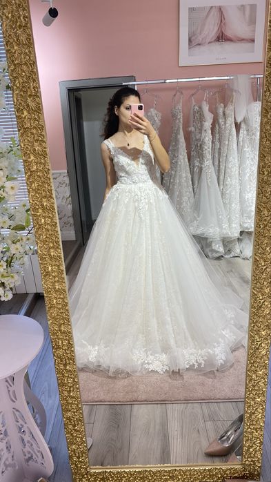 Булчинска рокля принцеса разпродажба