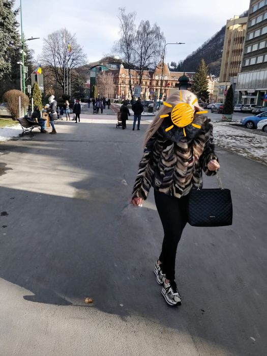 Hăiniță din blană naturală