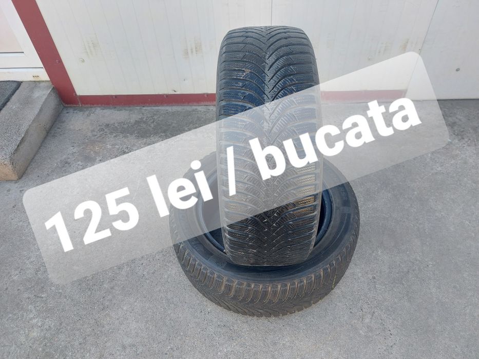 125 lei bucata! Doua anvelope M+S/IARNA 205 55 16 Hankook