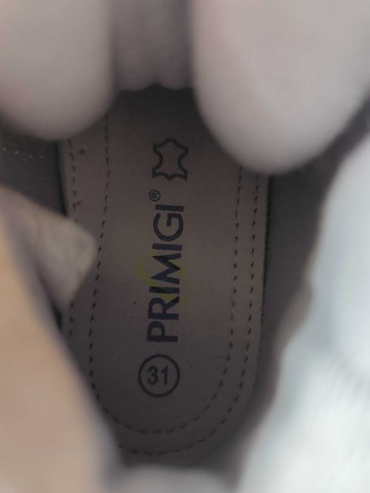 Нови високи кецове Primigi от естествена кожа за момче- номер 31 и 36