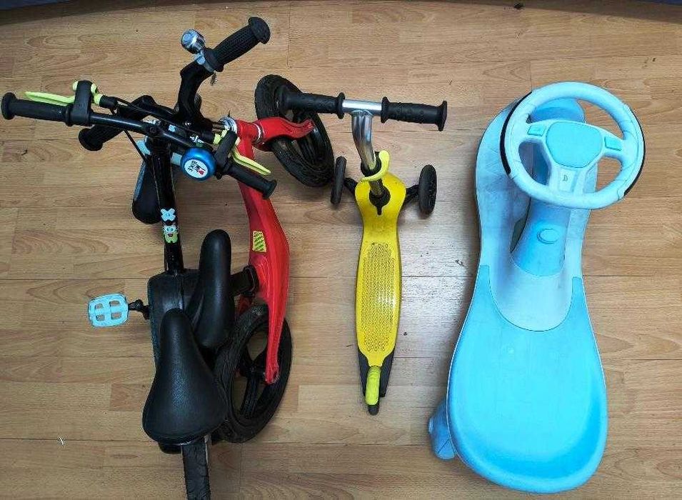 Maşinuţă, trotinetă, bicicletă, ideale pentru copii (2-5 ani)