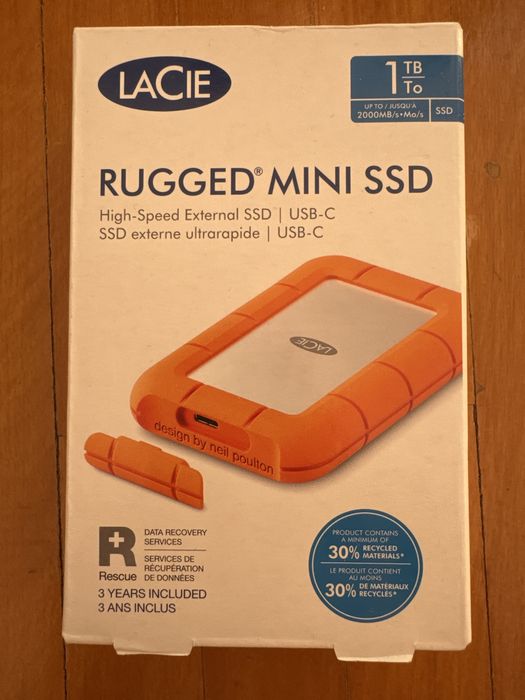 Lacie Rugged Mini SSD 1TB!! Nou Sigilat!