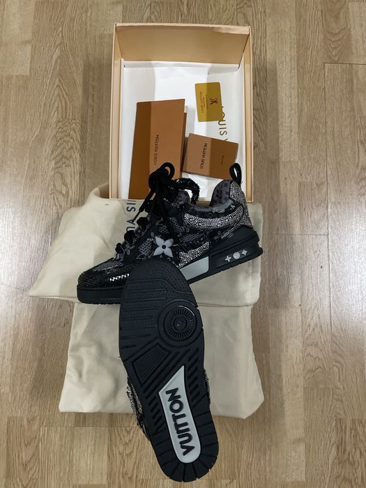 Louis Vuitton Skate Black X Swarovski Monogram