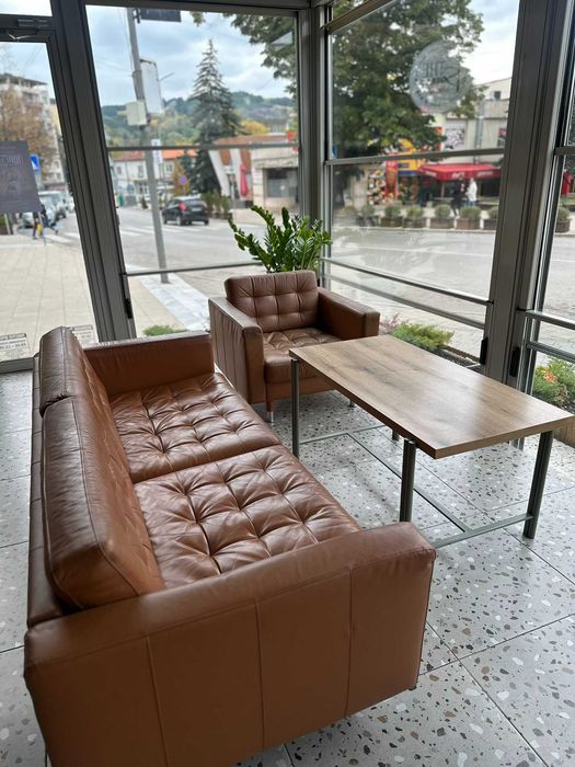 Кожен фотьойл IKEA