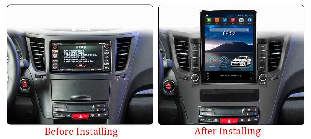 Navigatie Subaru Legacy Outback 2009-2014,Tesla,Android,2+32GB ROM,10"