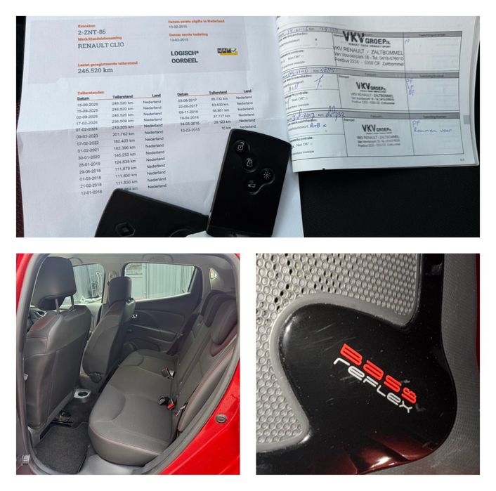 Renault Clio 4 , fabr. 2015, 1.5 dci ,Carte Service + Raport km!