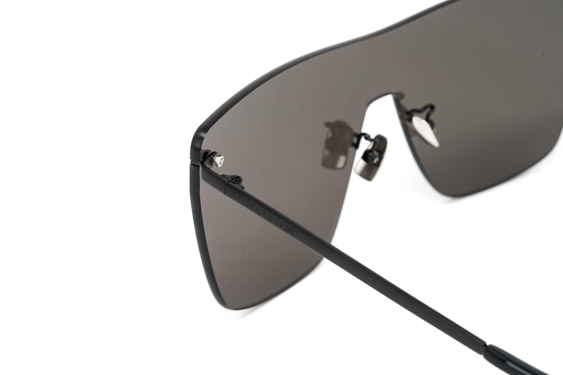 НОВИ - Sunglasses Saint Laurent - Rimless Black SL 463 MASK-002