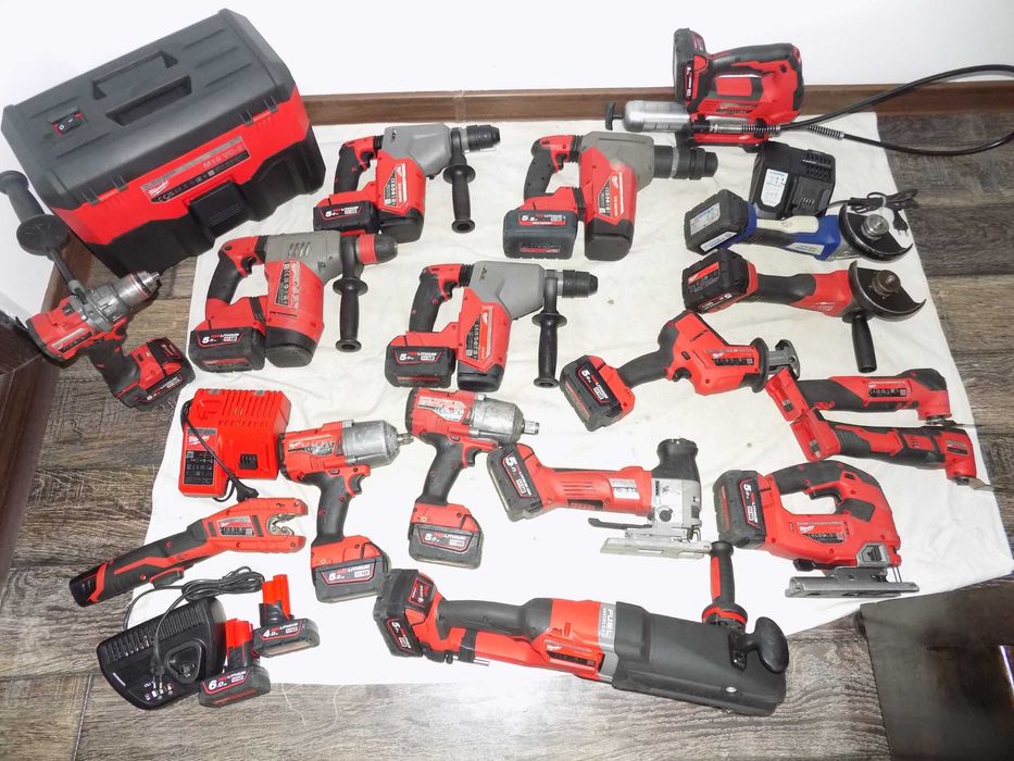 Milwaukee M 18 CHPX ,M18 FDD3 , M18 FJS , M18 FRAD 2 ,Flex 18V Berner