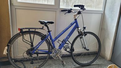 Cycly b велсипед колело Shimano Deore алуминиево син цвят градско