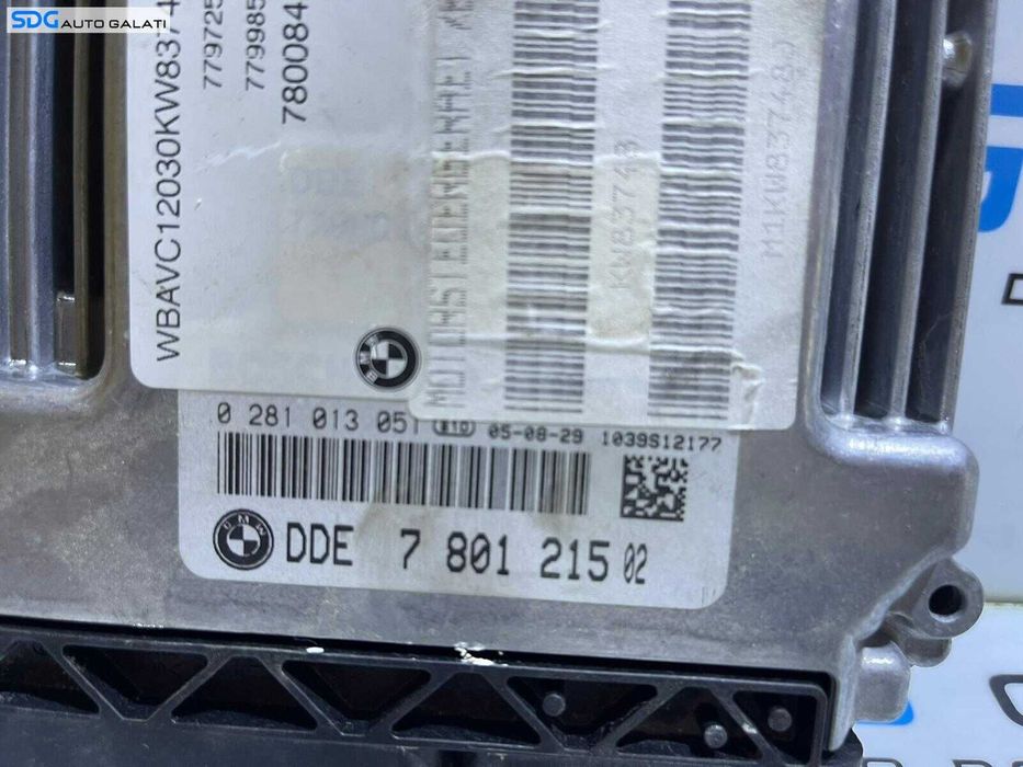ECU Calculator Motor BMW Seria 3 E90 E91 2.0 D M47 90KW 121CP 2004 - 2007 Cod 7801215 780121502 0281013051 [L2569]