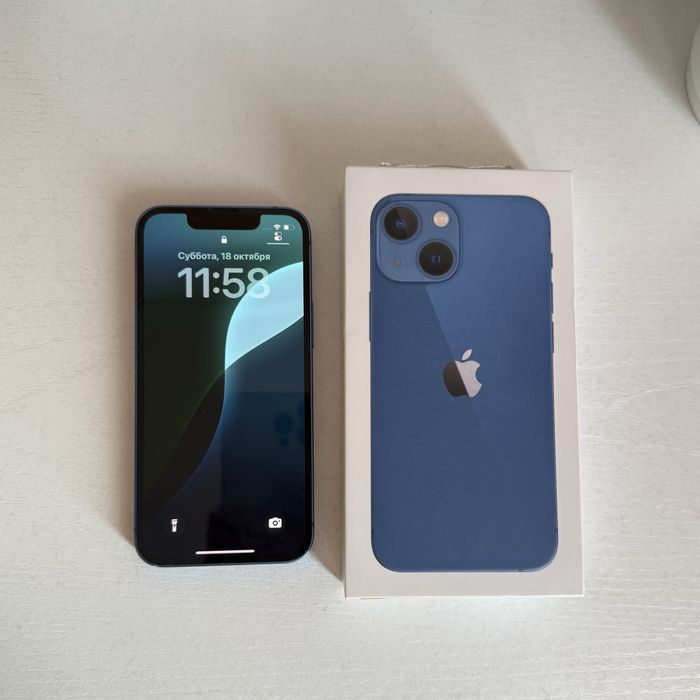 айфон Apple iPhone 13 mini, blue, 128GB