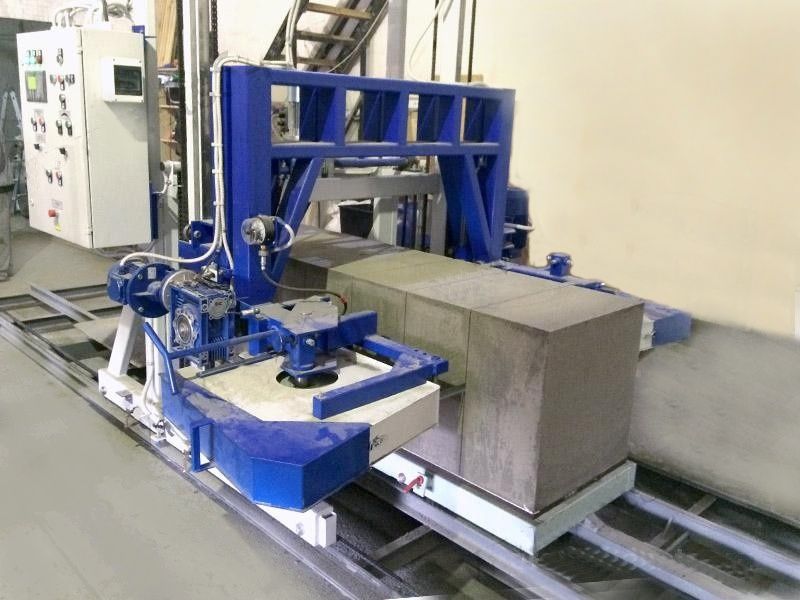 Автоматический резателный комплекс резка для полистирол и газобетона