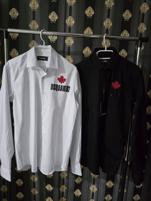 Cămașă alb x negru Icon Dsquared2  men