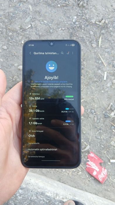 Samsung A14 .4/64   5000 mAh  sotiladi naqtga srochna