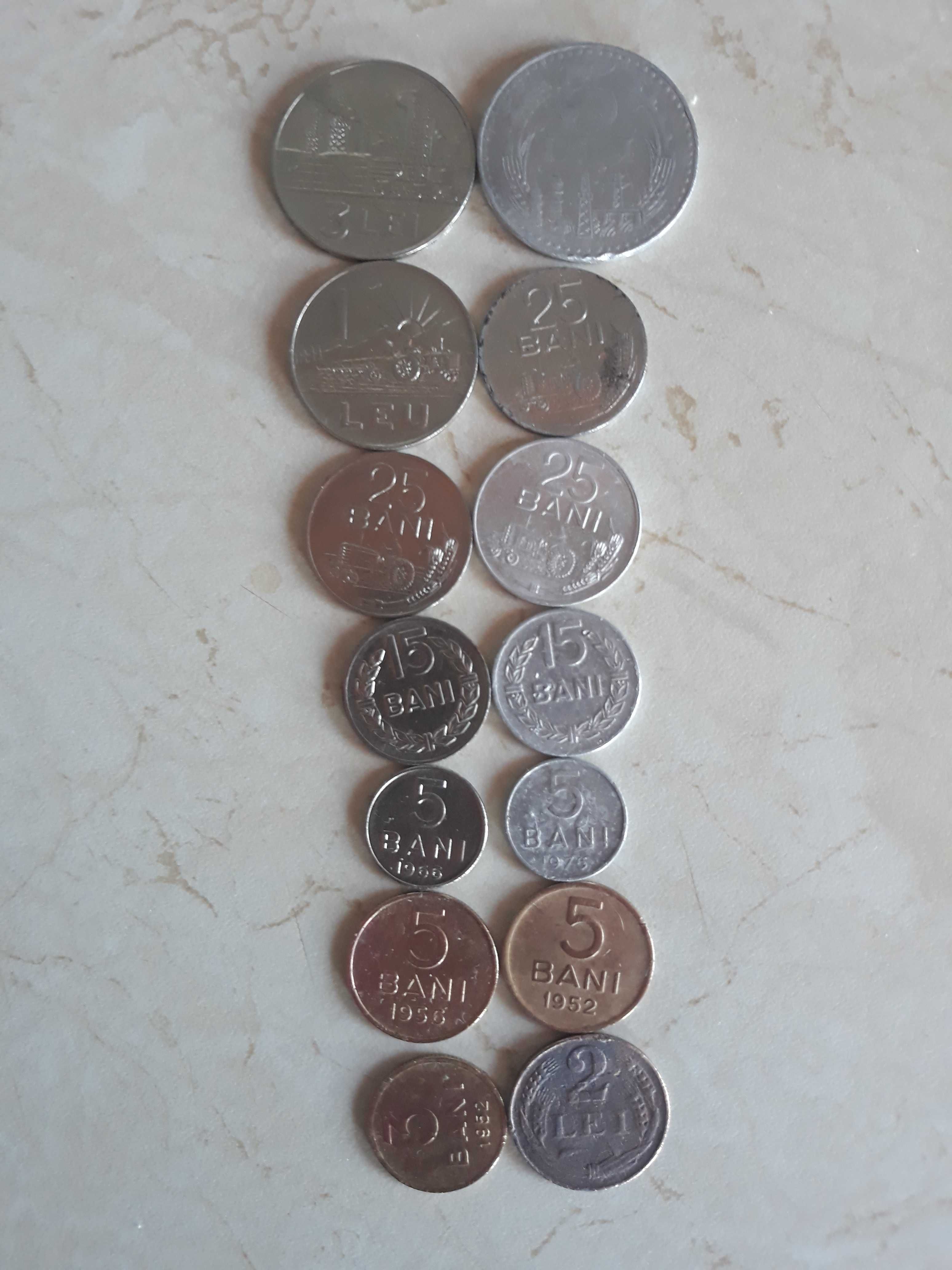 Set monede vechi Romania.