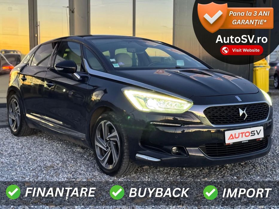 Citroën DS5 1.6 THP - Euro6 Automat / Panoramic / Keyless / Bi-Xenon / Piele alba