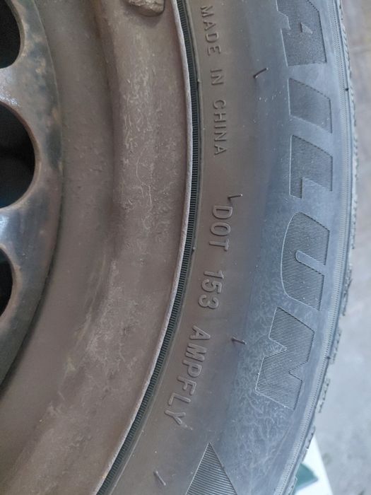 Jante 4x100 R15, cu anvelope Sailun de iarna 185 65 15