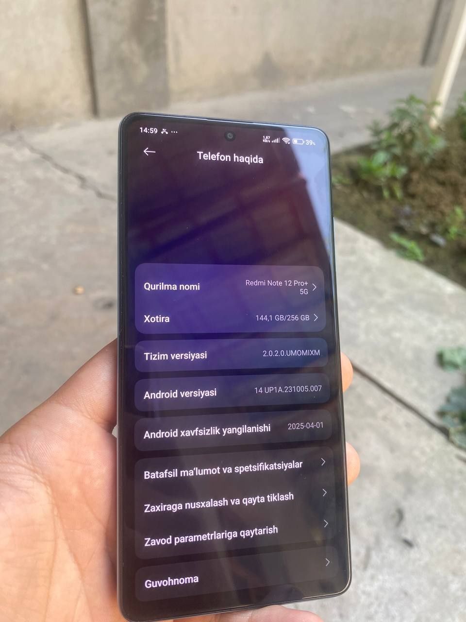 Redmi note 12 pro plus 5G