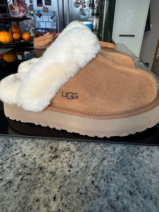 UGG Womens Disquette Slipper Chestnut