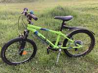 Bicicleta Rockrider ST500 20” fluo